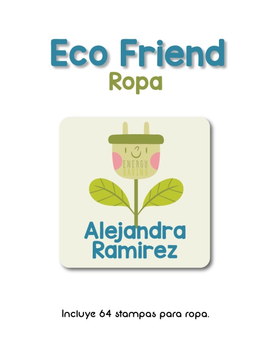 Ropa Eco Friend-Etiquetas Para Ropa