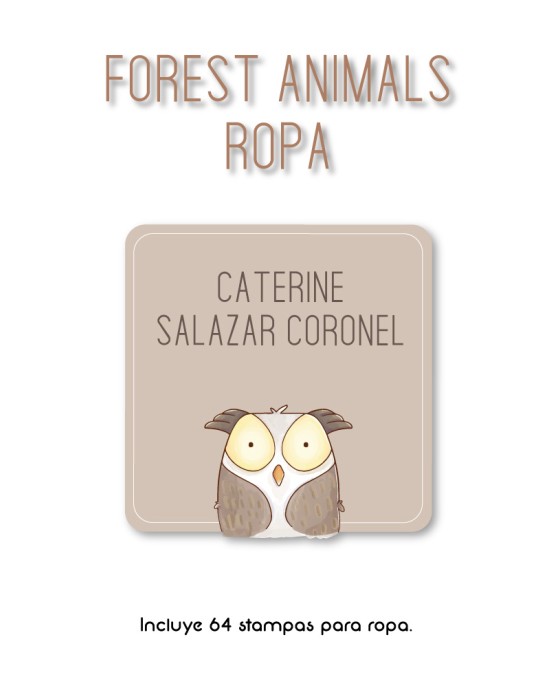 Kit Guarderia Forest Animals | Pack Guarderia