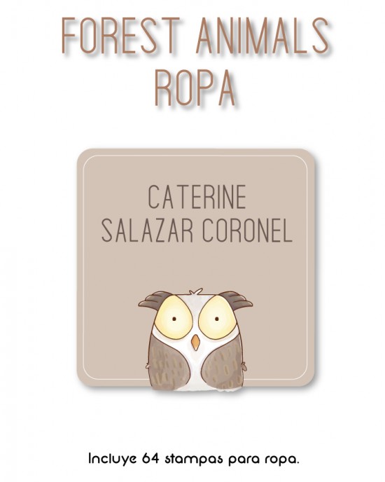 Kit Guarderia Forest Animals | Pack Guarderia