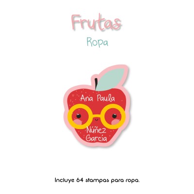 Ropa PLANCHABLES Frutas 