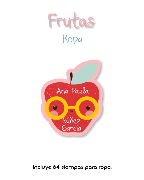 Ropa Frutas-Etiquetas Para Ropa