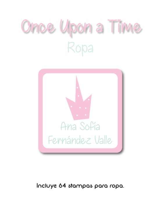 Ropa Once Upon a Time-Etiquetas Para Ropa