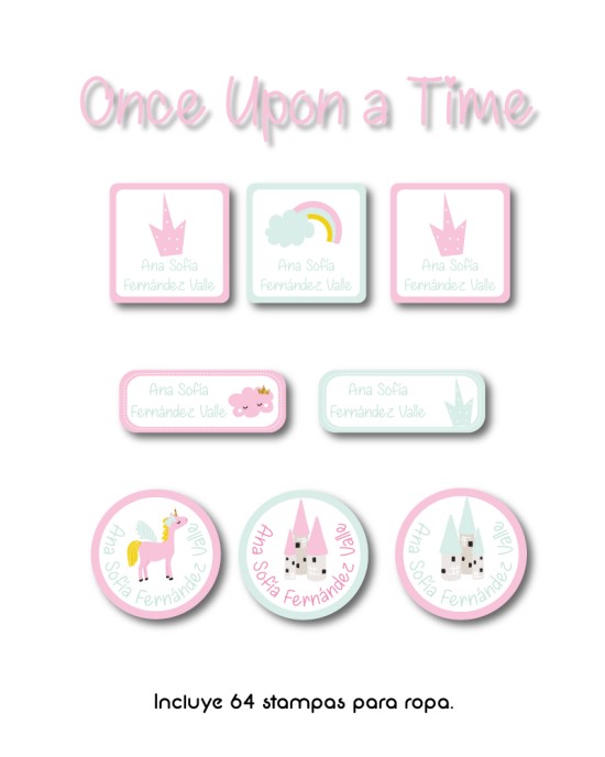 Ropa Once Upon a Time-Etiquetas Para Ropa