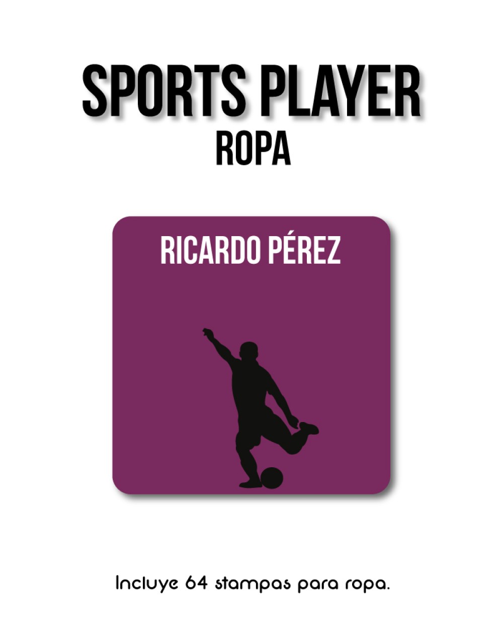 Ropa Sport Players-Etiquetas Para Ropa