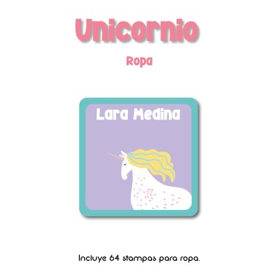 Ropa PLANCHABLES Unicornio 