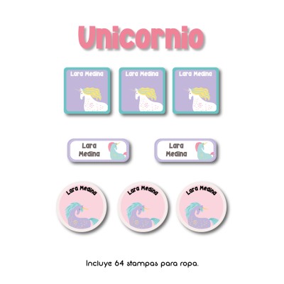 Ropa PLANCHABLES Unicornio Ropa PLANCHABLES Unicornio