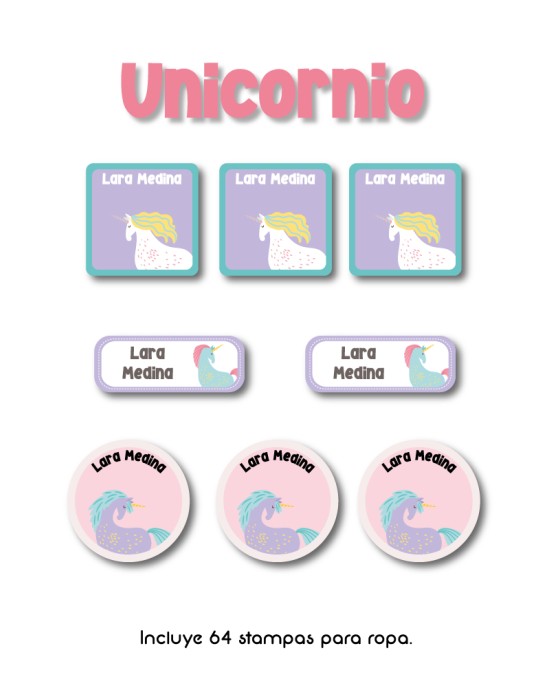 Pack Back to School Unicornio-Pack Back To School