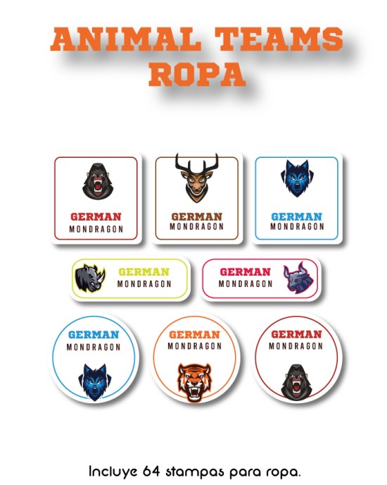 Ropa Animal Teams