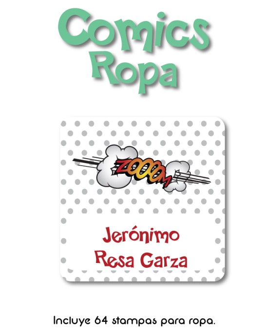 Pack Premium Ropa, Zapatos y Escuela Comics