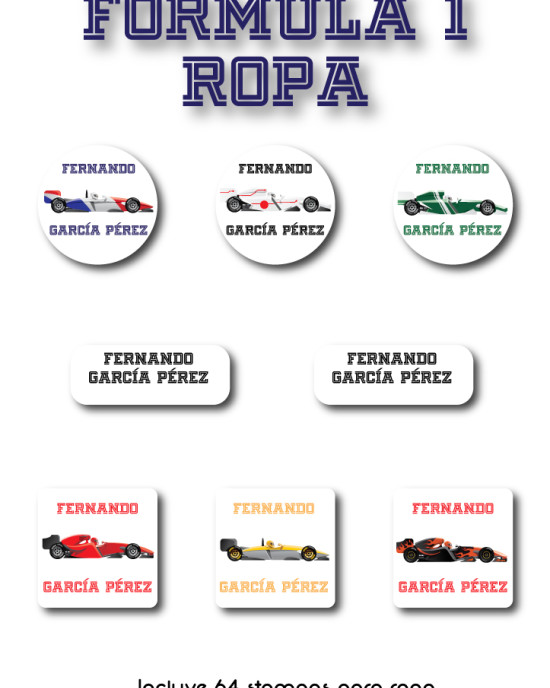 Pack Ropa y Zapatos F1 Pack Ropa y Zapatos F1