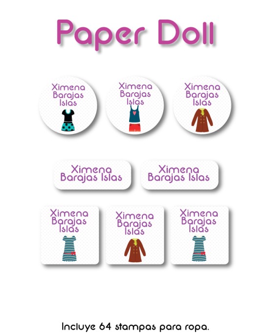 Ropa Paper Doll