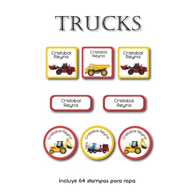 Ropa PLANCHABLES Trucks Ropa PLANCHABLES Trucks
