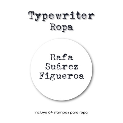 Ropa PLANCHABLES Typewriter 