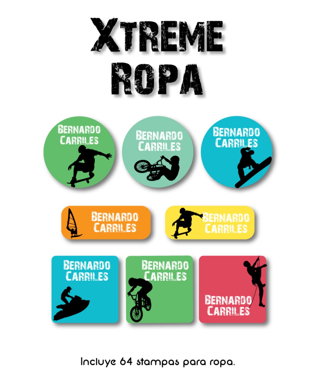 Ropa Xtreme-Etiquetas Para Ropa Ropa Xtreme-Etiquetas Para Ropa