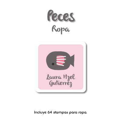 Ropa PLANCHABLES Peces 