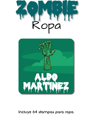 Ropa PEGA & LISTO Zombie 