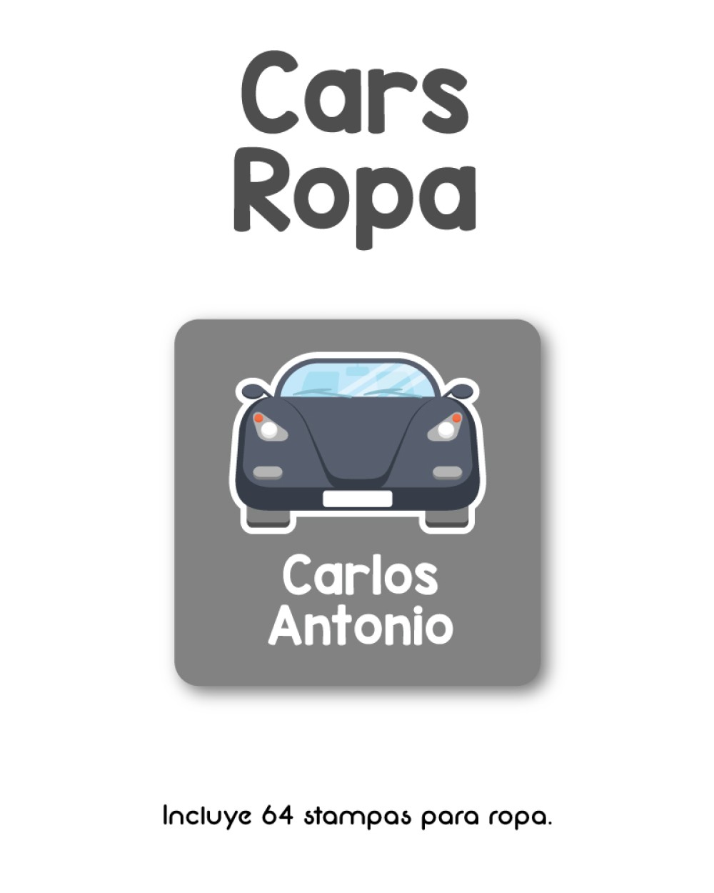 Ropa Cars-Etiquetas Para Ropa Ropa Cars-Etiquetas Para Ropa