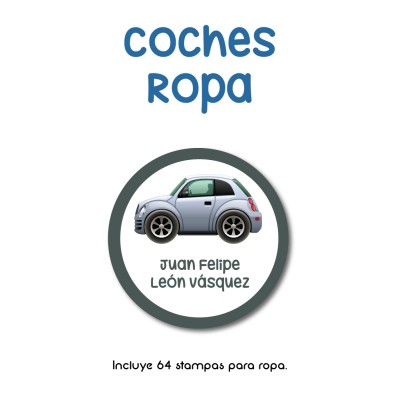 Ropa PLANCHABLES Coches Ropa PLANCHABLES Coches