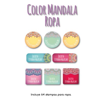 Ropa PLANCHABLES Color Mandala Ropa PLANCHABLES Color Mandala