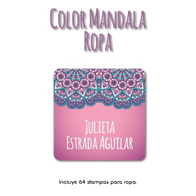 Ropa PLANCHABLES Color Mandala 