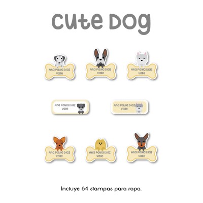Ropa PLANCHABLES Cute Dog Ropa PLANCHABLES Cute Dog
