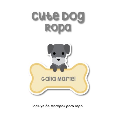 Ropa PLANCHABLES Cute Dog 