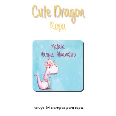 Ropa PLANCHABLES Cute Dragon 