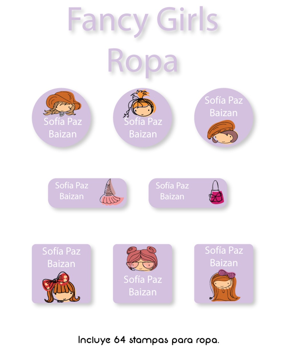 Ropa Fancy Girl-Etiquetas Para Ropa Ropa Fancy Girl-Etiquetas Para Ropa