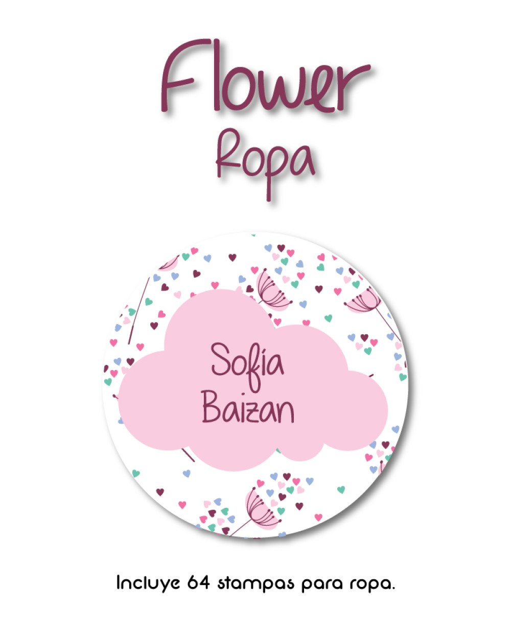 Ropa Flower-Etiquetas Para Ropa Ropa Flower-Etiquetas Para Ropa