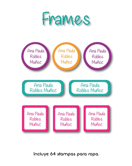 Pack Premium Ropa, Zapatos y Escuela Frames | Pack Premium