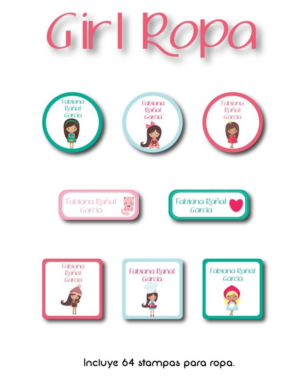 Ropa Girl-Etiquetas Para Ropa Ropa Girl-Etiquetas Para Ropa