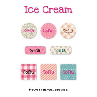 Ropa PLANCHABLES Ice Cream Ropa PLANCHABLES Ice Cream