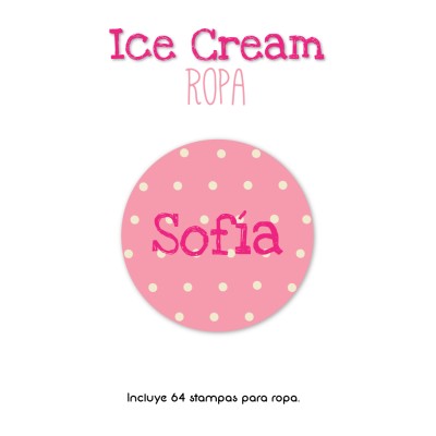 Ropa PLANCHABLES Ice Cream 