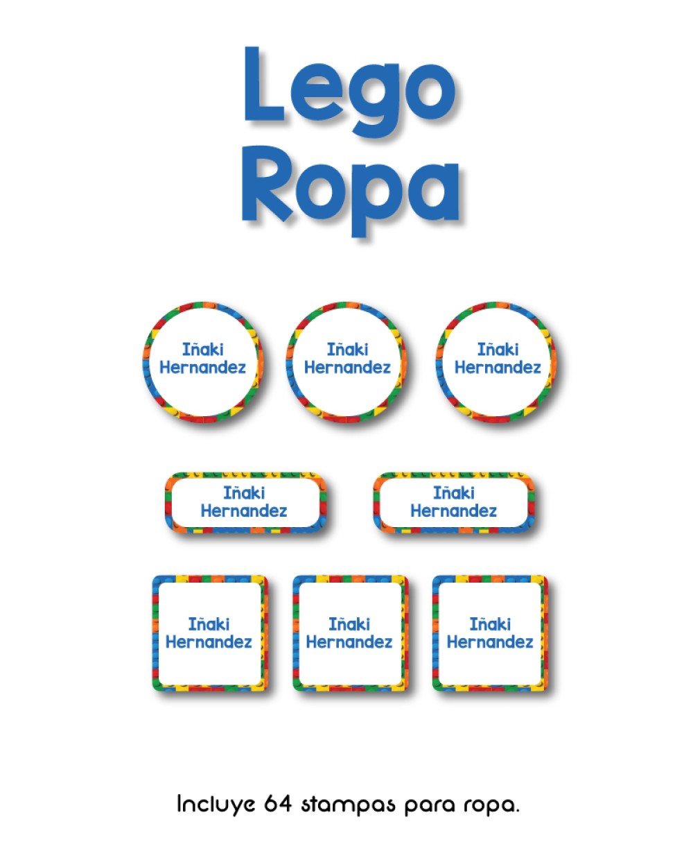 Ropa Lego-Etiquetas Para Ropa Ropa Lego-Etiquetas Para Ropa