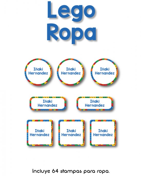 Pack Premium Ropa, Zapatos y Escuela Lego | Pack Premium