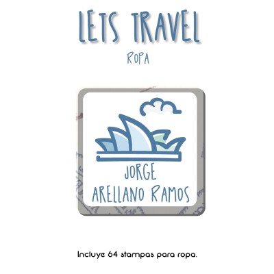 Ropa PLANCHABLES Lets Travel 