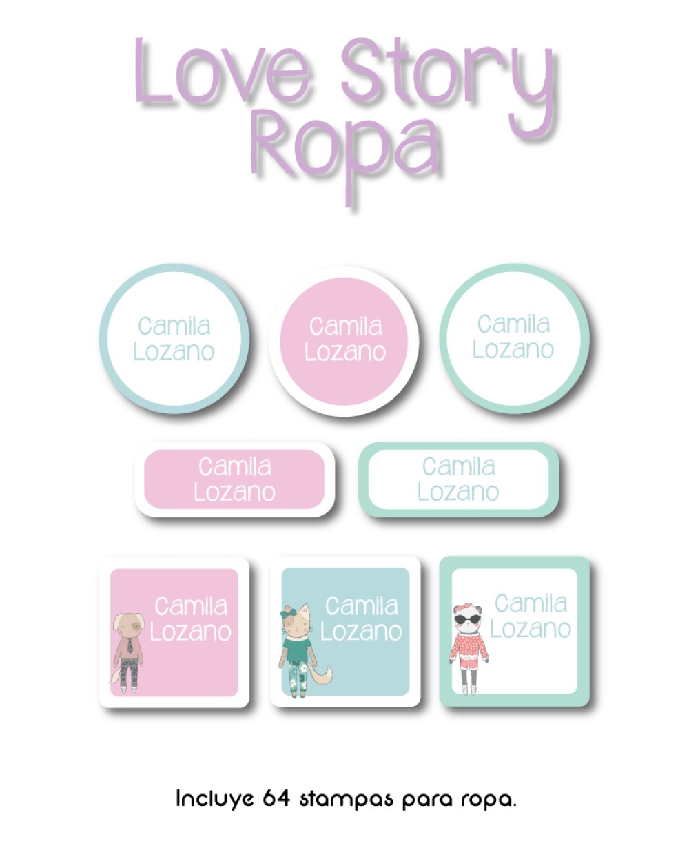 Ropa Love Story-Etiquetas Para Ropa Ropa Love Story-Etiquetas Para Ropa