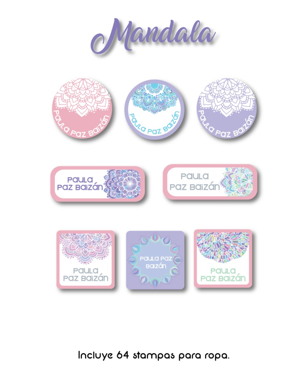 Ropa Mandala-Etiquetas Para Ropa Ropa Mandala-Etiquetas Para Ropa