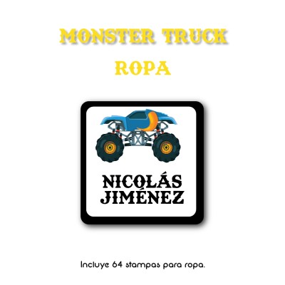 Ropa PLANCHABLES Monster Truck 