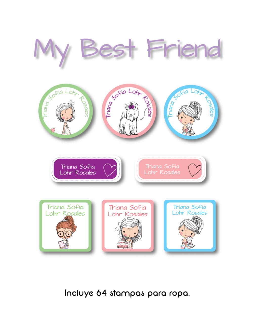 Ropa My Best Friend-Etiquetas Para Ropa Ropa My Best Friend-Etiquetas Para Ropa