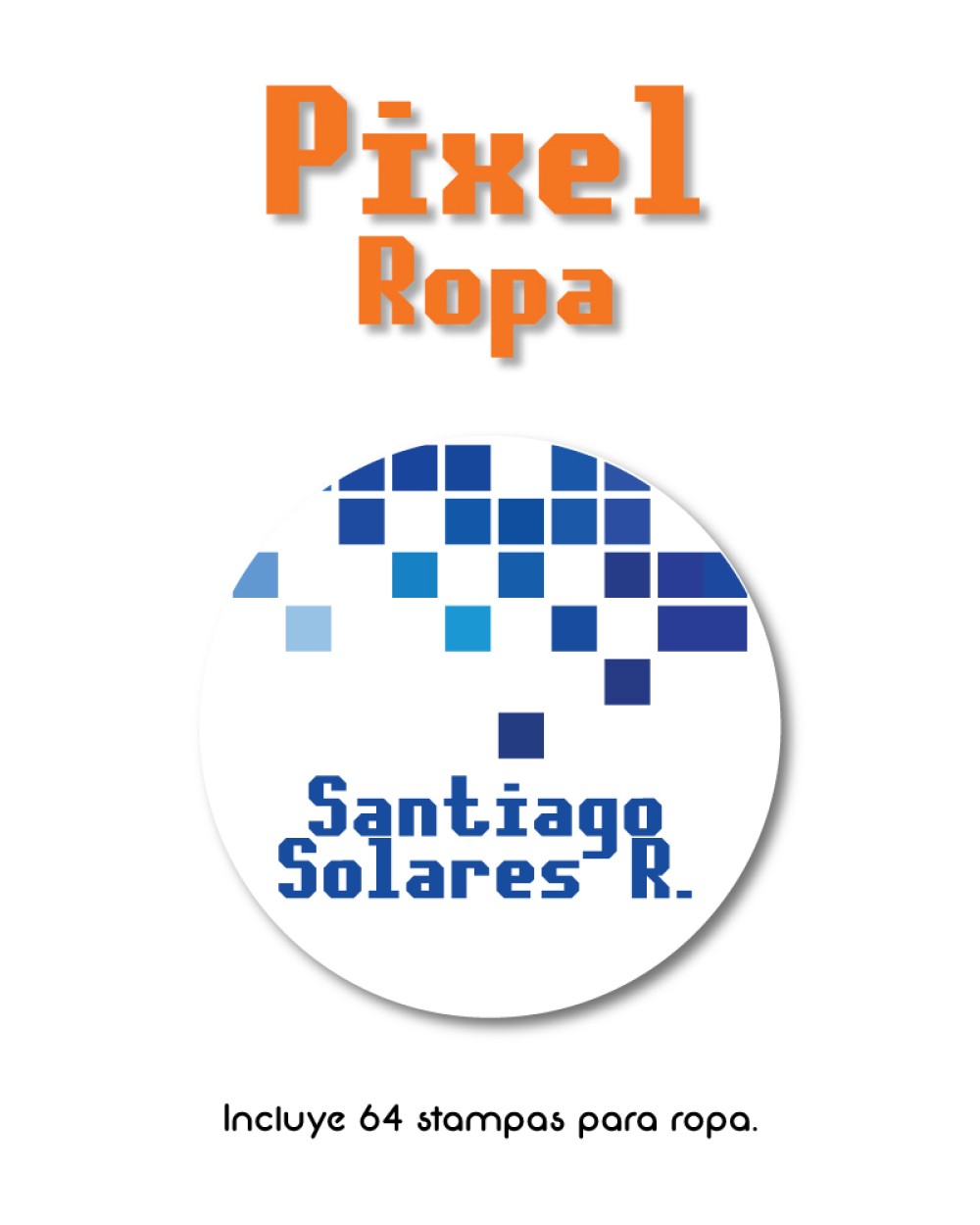 Ropa Pixel-Etiquetas Para Ropa