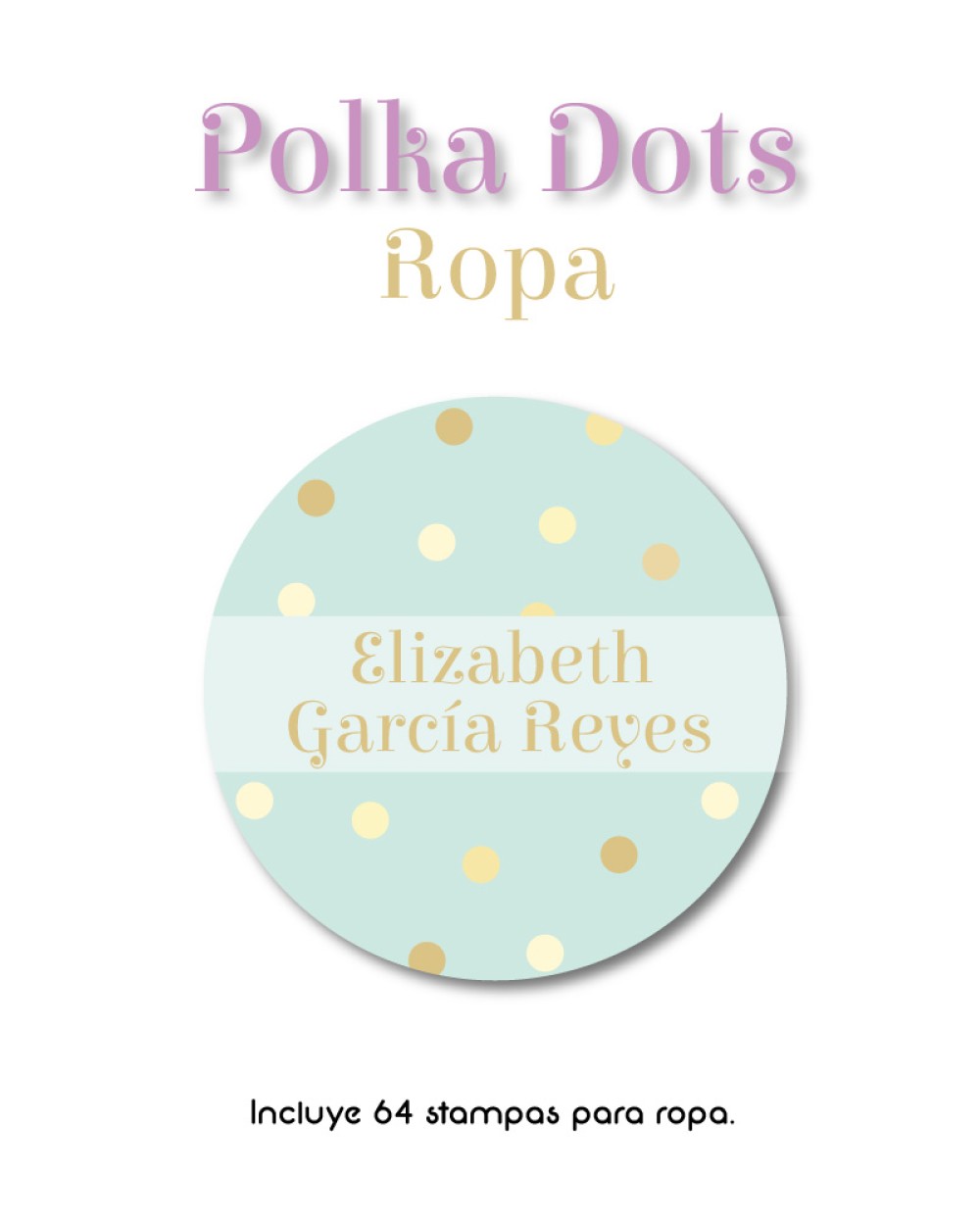 Ropa Polka Dots-Etiquetas Para Ropa Ropa Polka Dots-Etiquetas Para Ropa