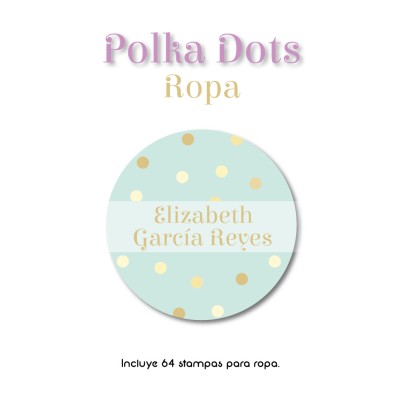 Ropa PLANCHABLES Polka Dots 