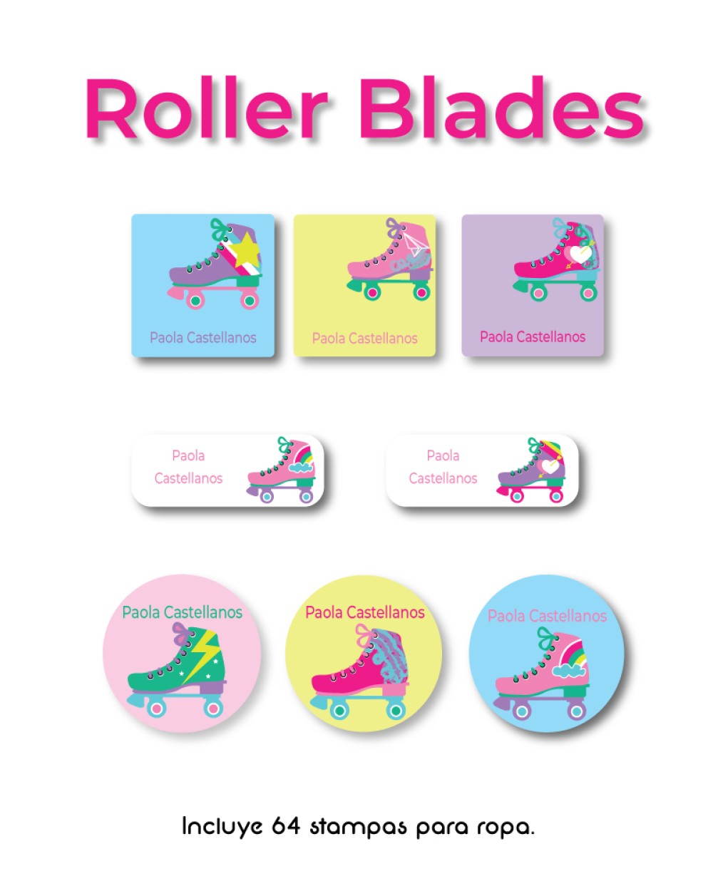 Ropa Roller Blades-Etiquetas Para Ropa Ropa Roller Blades-Etiquetas Para Ropa
