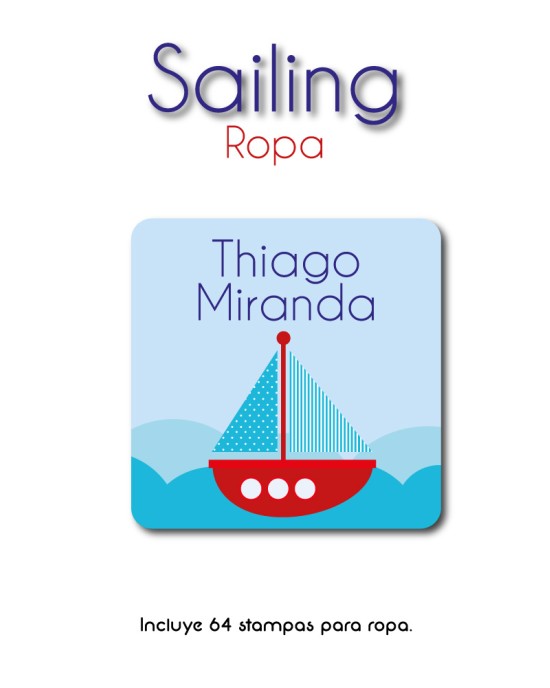 Ropa Sailing-Etiquetas Para Ropa