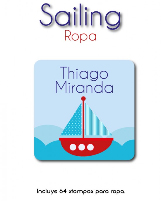 Ropa Sailing-Etiquetas Para Ropa