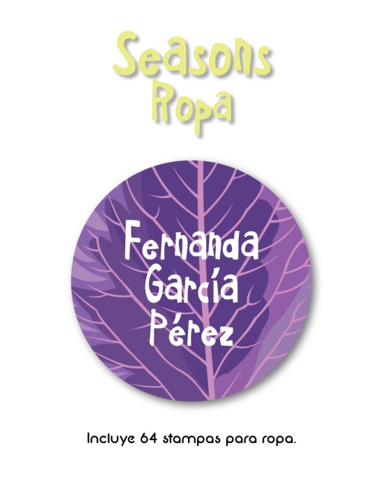 Ropa Seasons-Etiquetas Para Ropa
