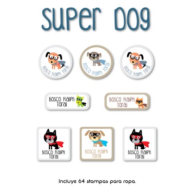 Ropa PLANCHABLES Super Dog Ropa PLANCHABLES Super Dog