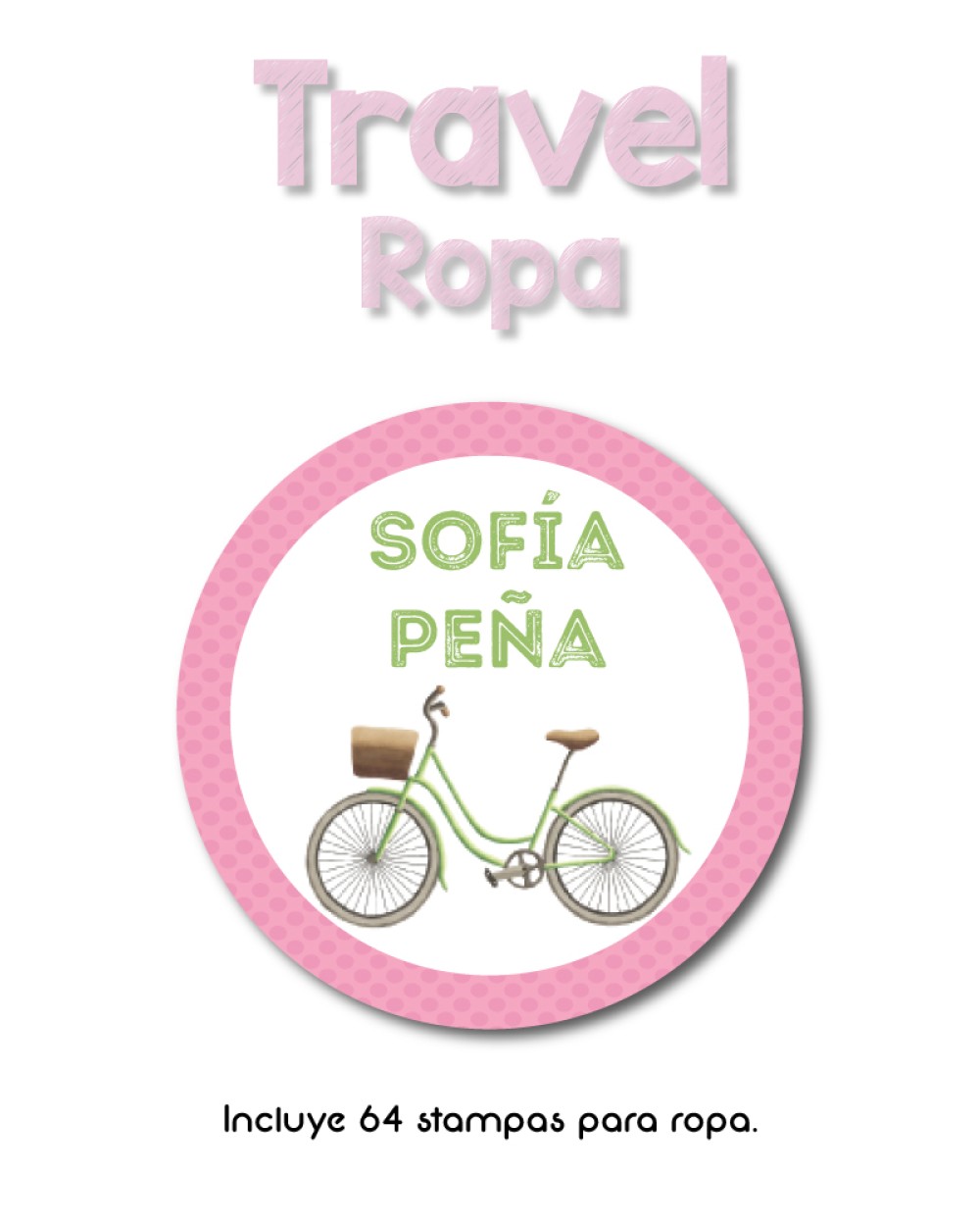 Ropa Travel-Etiquetas Para Ropa