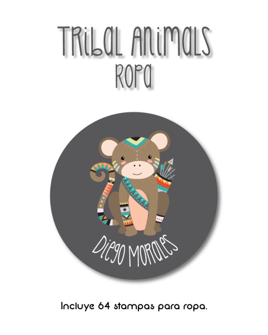 Pack Back to School Tribal Animals-Pack Back To School